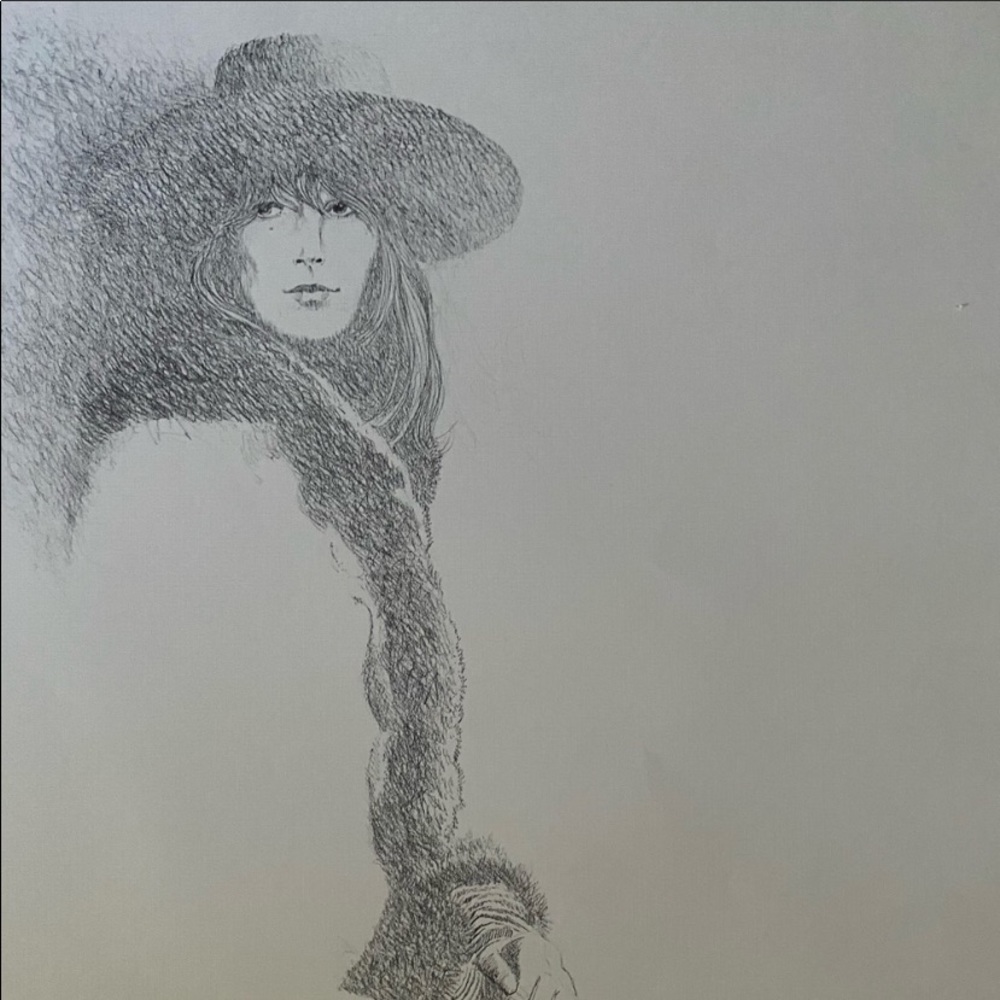 Lithograph “Ms” Charcoal Fine Art by Allen Ulmer